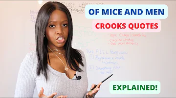 'Of Mice & Men': Crooks Character Quotes & Word-Level Analysis! | GCSE English Mock Exams Revision!