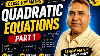 Class 10th Math: Quadratic Equations and solutions