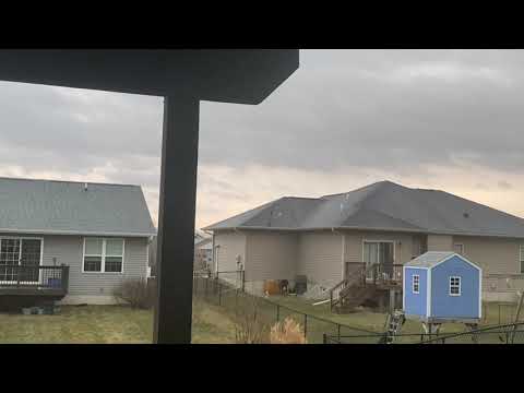 (3/31/23) Tornado warning with sirens and taking shelter! (Large tornado on the ground)