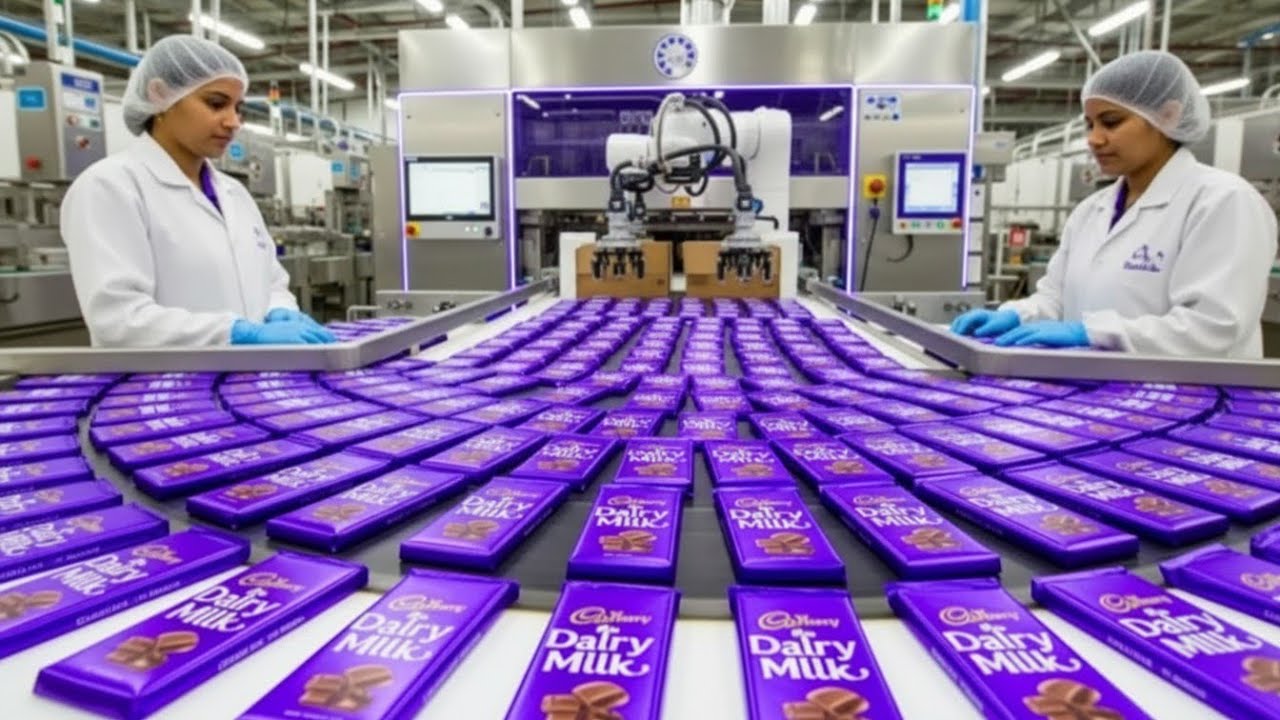 Inside a Mega Chocolate Factory: The Secret Process Behind Millions of Chocolate Bars