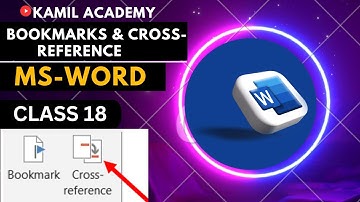 How to use Bookmark and Cross-reference in MS WORD || In Pashto Language