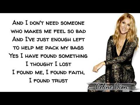 Celine Dion - Lying Down (Lyrics)