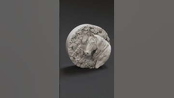 Horse -drawn #3d #art #digitalart #artist #zbrush #blender