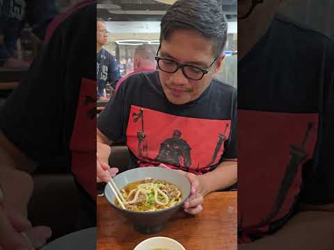 Trying the Beef