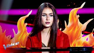 Dark Aura. Sultry Vibes. Spine-Tingling Vocals. The Coaches CAN'T Get Enough! 🔮✨