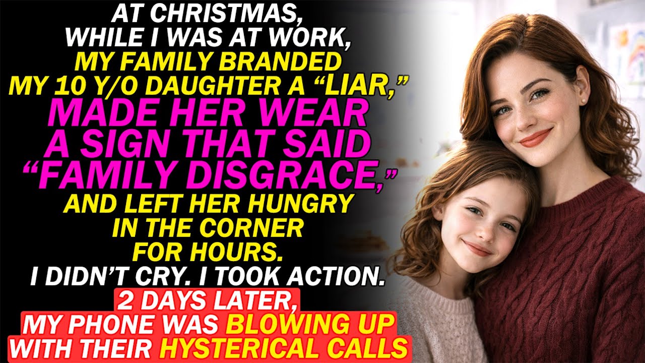 My Family Made My 10-year-old Daughter Wear A Sign That Said “Family Disgrace”——Then I Found...
