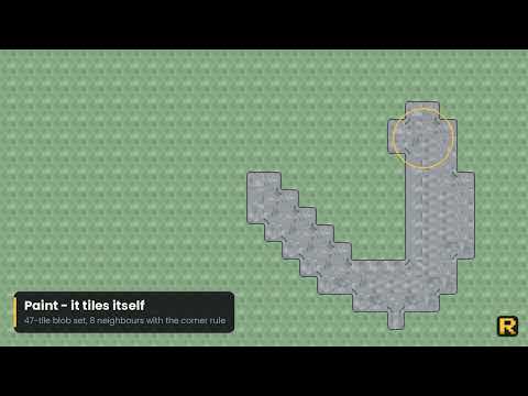 Autotiler - Blob47 Auto-Tiling for Unity Tilemap