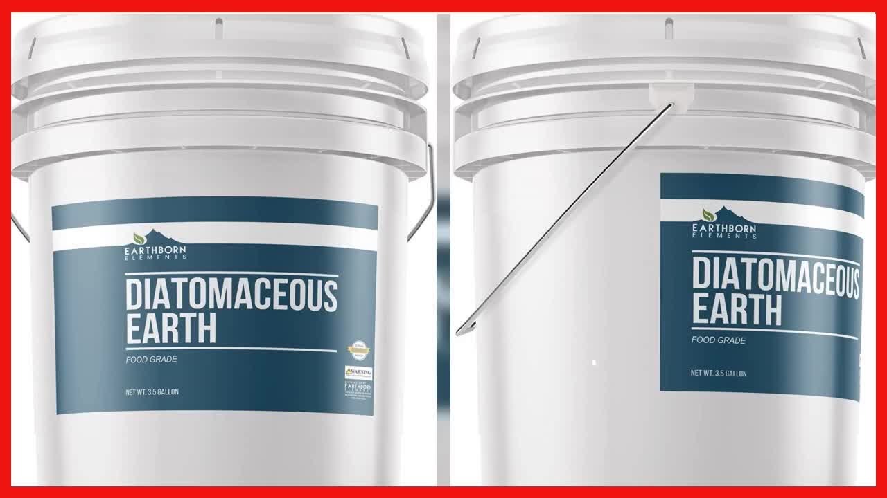 Earthborn Elements Diatomaceous Earth (3.5 Gallon), Resealable Bucket
