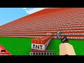 BİR SANİYEDE DEV TNT PİRAMİT PATLATMAK - MİNECRAFT