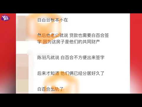 【3年前】網曝白百何早已出軌 陳羽凡獨自生活