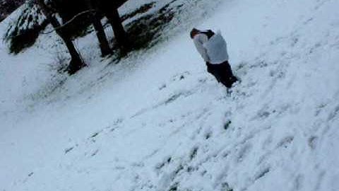 Trash Bag Sledding