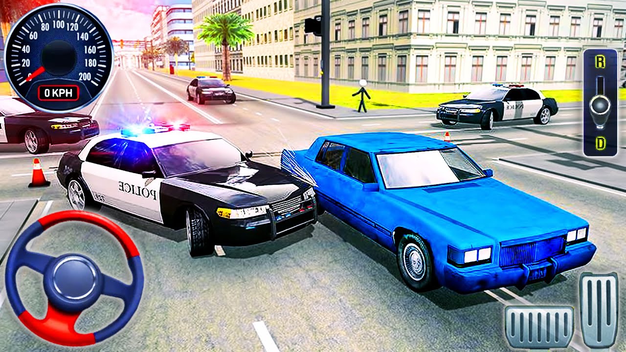 Rebaixados Elite Brasil Simulator - New 2022 : Real Police Car Driving in  City - Android GamePlay #2 