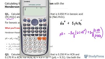⚗️ Calculating the pH of a Buffer Solution Using the Henderson–Hasselbalch Equation