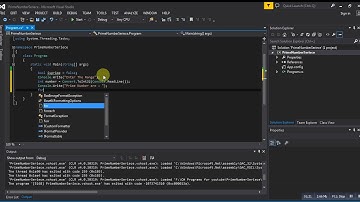 C# Program - Prime Number Seriece