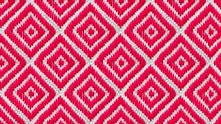 How to make bhorat ason design | woolen sitting mat | DIY door mat | rugs, table mat stitch video