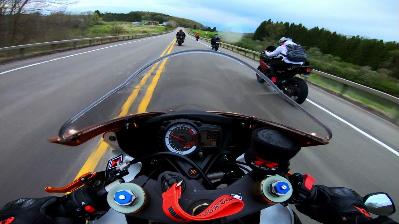 Suzuki GSXR-600 2009 Top Speed!!! Highway cruise - YouTube