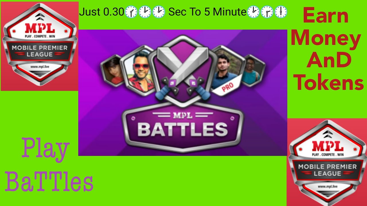 MPL BATTLES ||Play MPL Battles NEW TRICKS || Fast Earn Money And Tokens