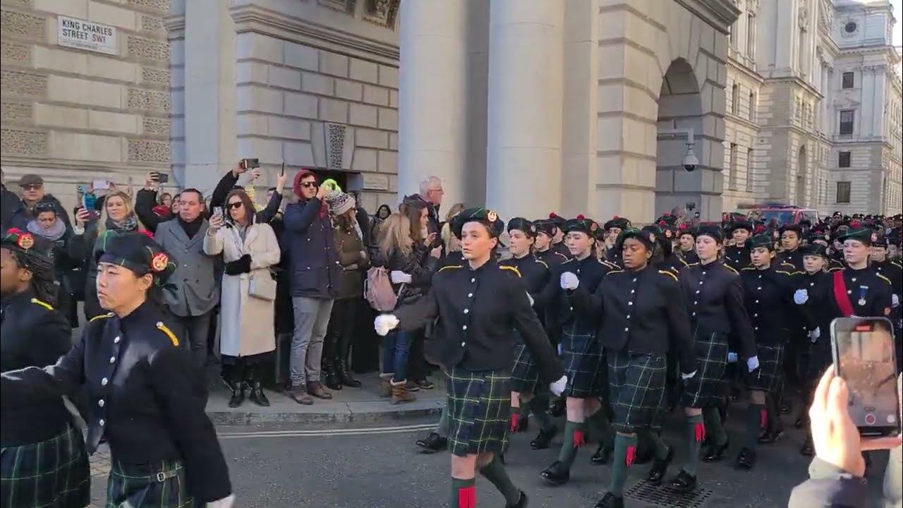 Gordon's School Whitehall Parade January 21, 2023 YouTube