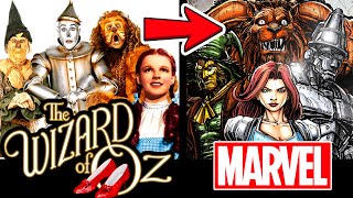 Drawing The Wizard Of Oz As A Marvel Style Comic Cover
