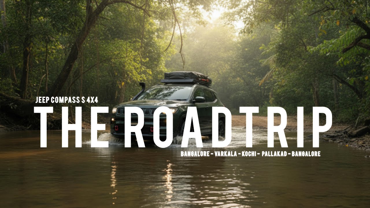 Bangalore to Varkala Road Trip | Jeep Compass S 4x4 | Madurai - Thenkasi - Kerala | Travel with dog