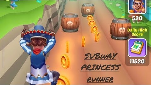 Subway Princess Runner Clown Lotus Flower Board Run android Mobile Game Play #gaming PC HD gamePlay