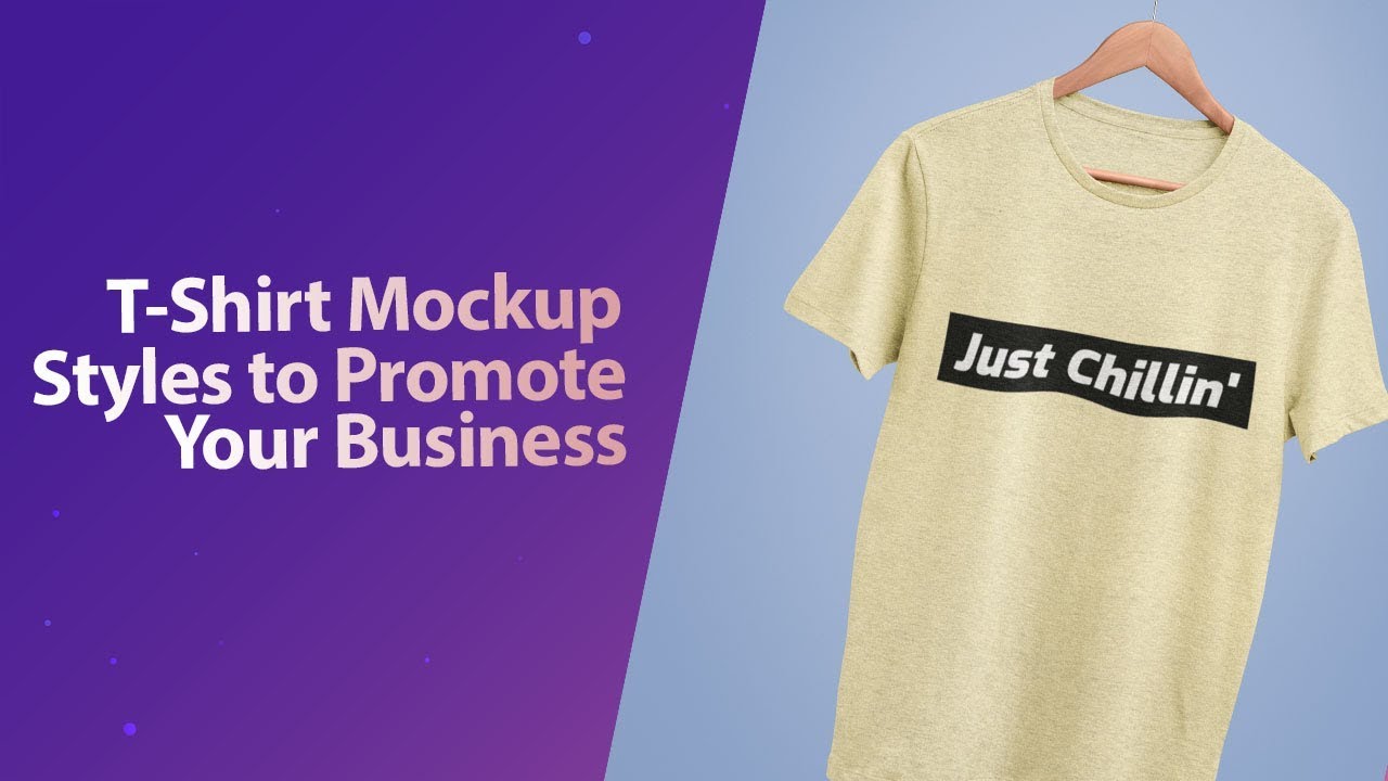 5 T-Shirt Mockup Styles to Promote Your Business - YouTube