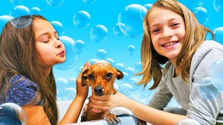 Lustige Geschwister. Kinder Video Auf Deutsch. Wir Baden Pancho