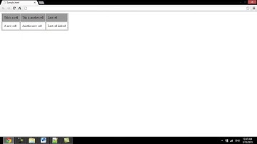 How to Set HTML Table Row Color