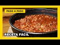 🔶 Como hacer SALSA BOLOÑESA con SOJA TEXTURIZADA - sin CARNE - receta VEGANA