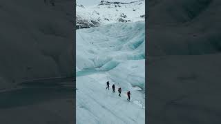 Blue ice experience in Iceland