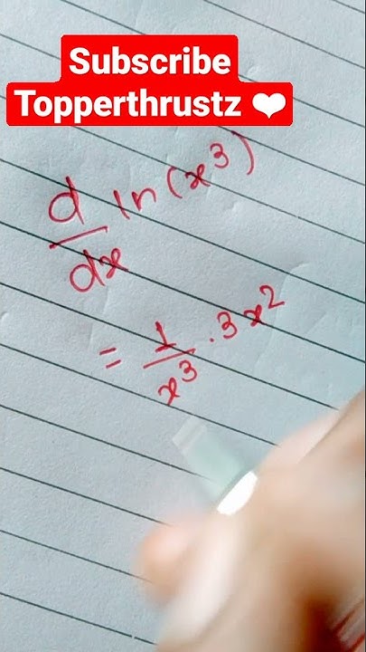 derivative-of-ln-x-3-shorts-maths-differentiation-youtube