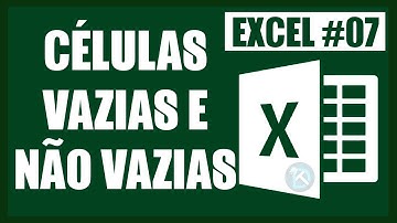 Formatação condicional com células vazias e não vazias | Excel 007