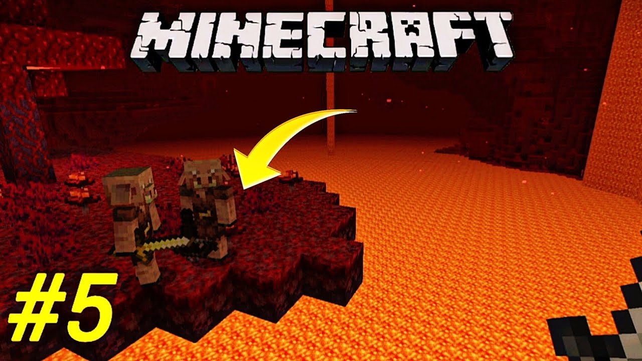 Entering Nether For First Time | MINECRAFT GAMEPLAY - YouTube