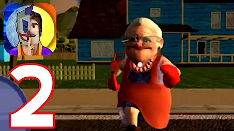 Scary Clown Man Neighbor - Gameplay Walkthrough Part 2 - Granny Neighbor (iOS, Android)