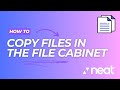 How to Copy & Split Files in Neat | Organize Expenses Like a Pro