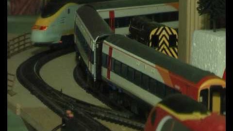 Eurostar DCC fitted. OO gauge made by Hornby. Part 1