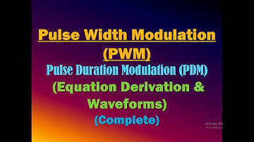 Pulse Width Modulation (PWM)/Pulse Duration Modulation (PDM)/Pulse Time Modulation (PTM) [HD]