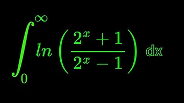 Monster Integral of  ln(2^x+1/2^x - 1) dx from 0 to infinity