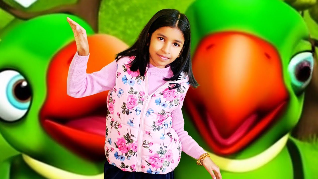 Ek Mota Hathi, Hindi Nursery Poem | एक मोटा हाथी | Main Tota Hare Rang Ka | Balgeet in Hindi 