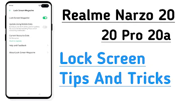 Realme Narzo 20, 20 Pro, 20a Lock Screen Tips And Tricks