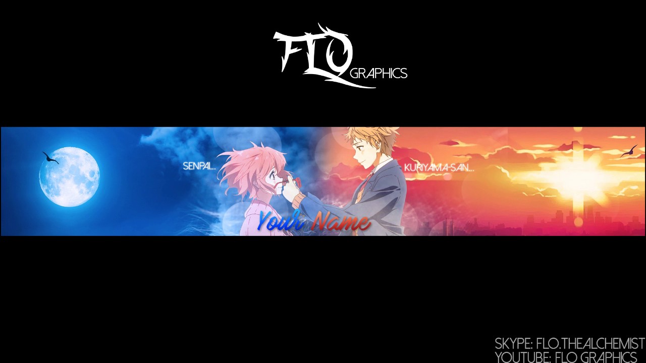 Featured image of post Anime Youtube Banner Template No Text free download anime youtube banner template pixellab