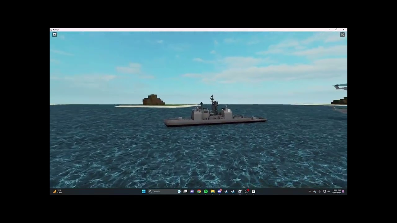 Roblox MMRP Testing Place | Naval Battle Showcase!