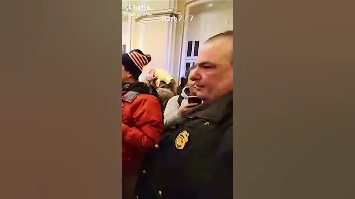 Capitol police tour guides during insurrection