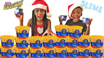 Don’t Choose the Wrong Macaroni and Cheese Slime Challenge
