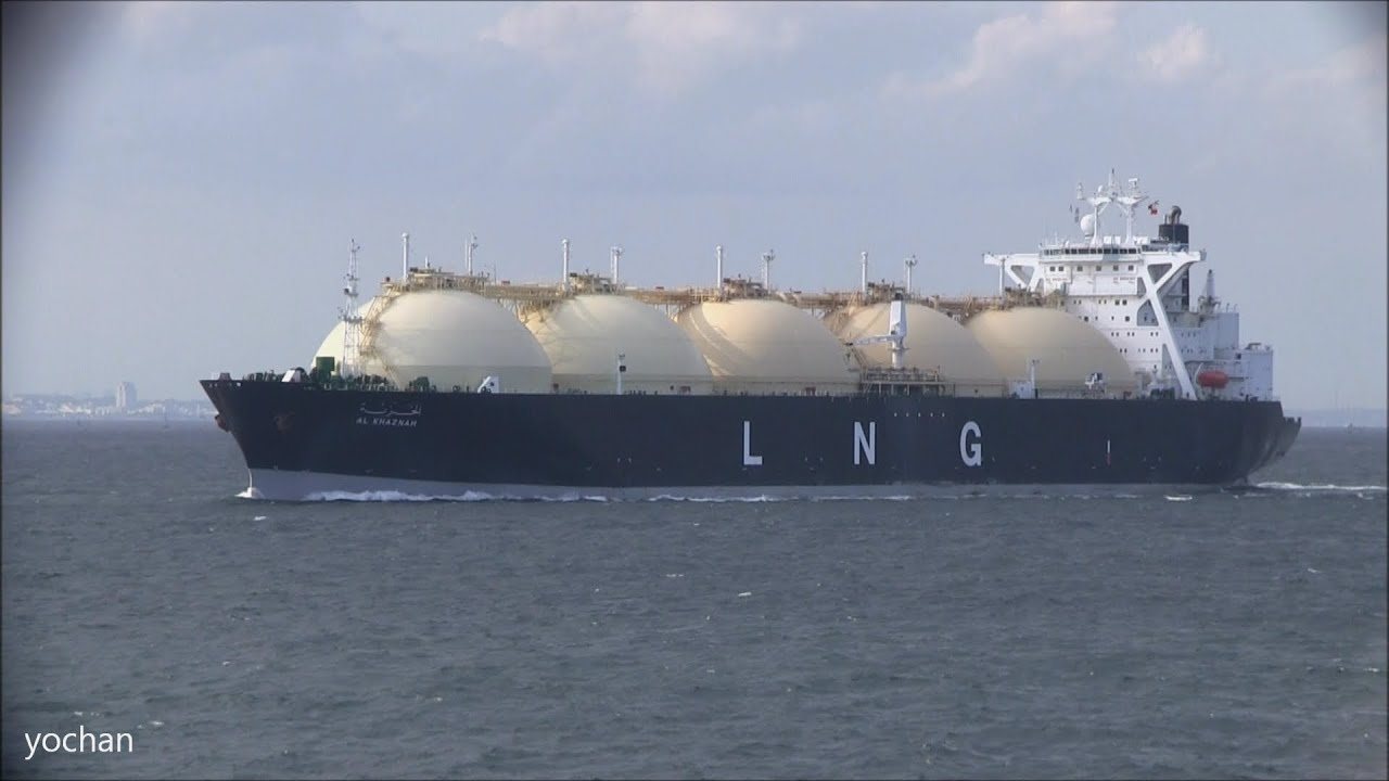 LNG carrier (LNG tanker) AL KHAZNAH.National Gas Shipping Company