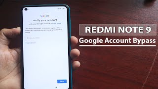 Redmi Note 9 Google Account Bypass, Redmi Note 9 Frp Bypass