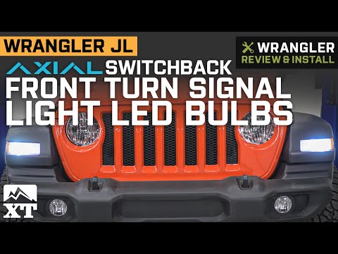 Jeep Wrangler JL Axial Switchback Front Turn Signal Light LED Bulbs Review & Install