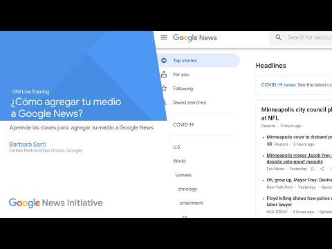 ¿Cómo tener una edición en Google News? - GNI Live Training en Español