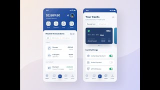 Wallet App UI in flutter || Finance App UI in flutter  || Wallet App UI Design