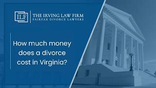 How much money does a divorce cost in Virginia
